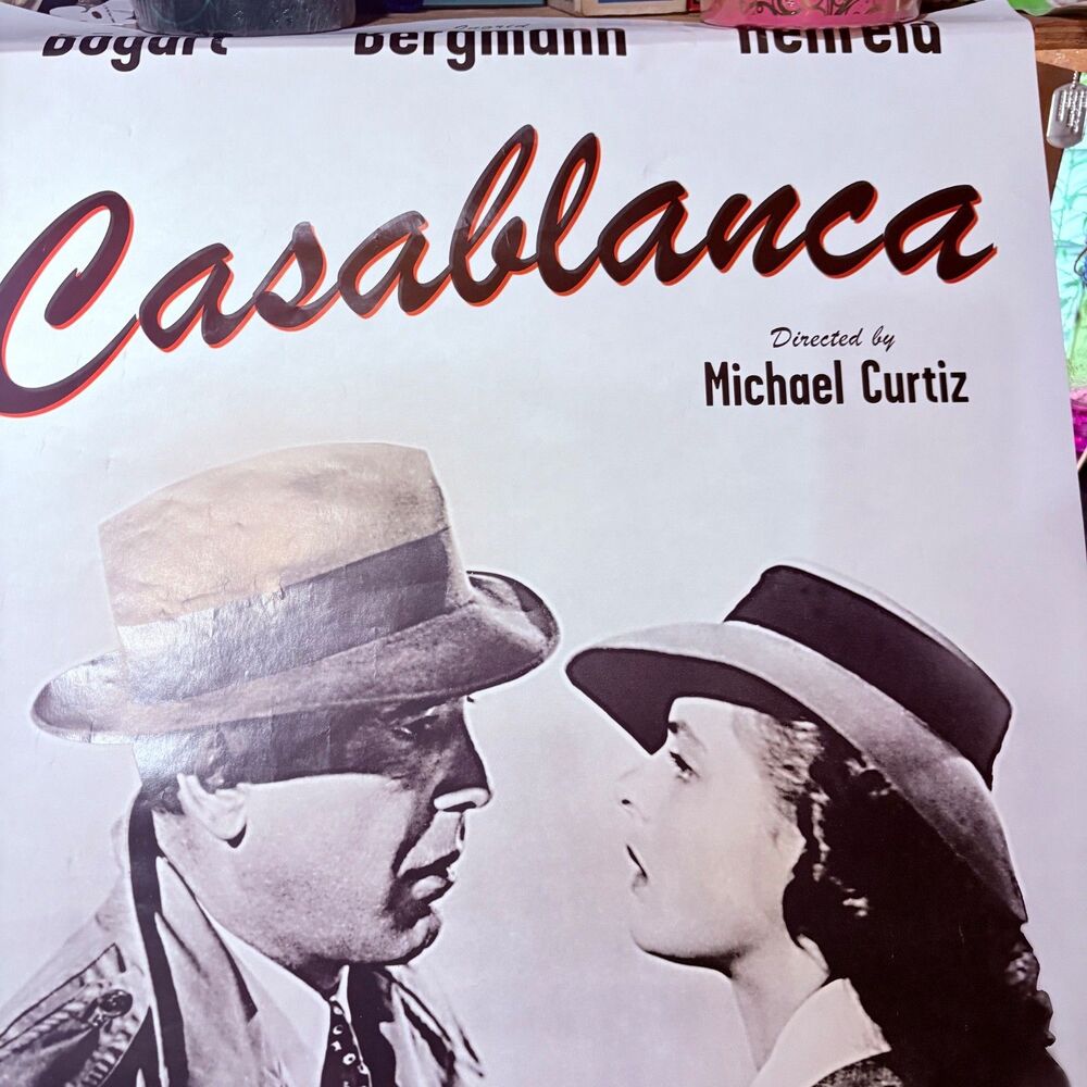 72914 Casablanca 1942 Hollywood Classic Humphrey Bog Wall Decor Print Poster